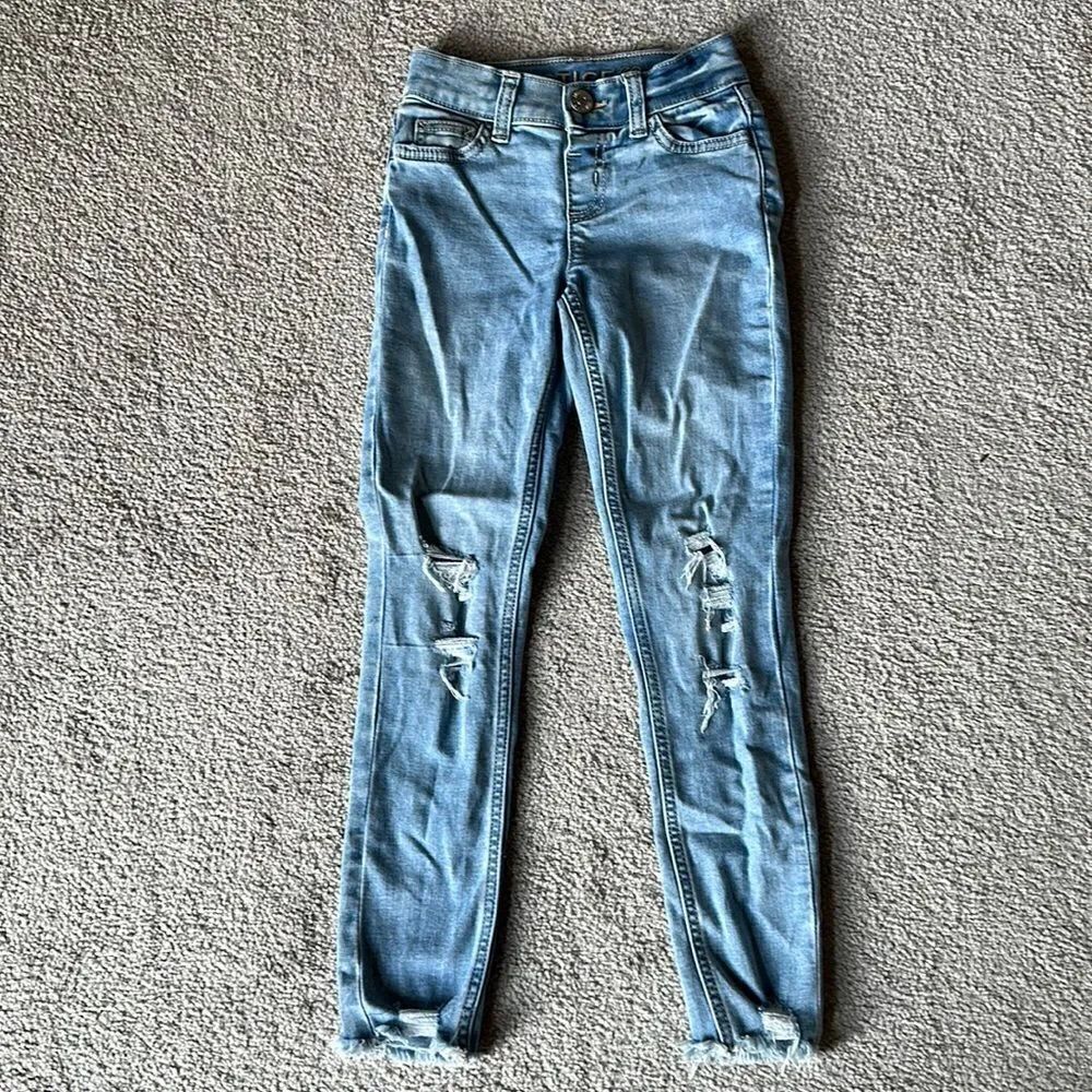 Justice Girls Distressed Jeans!
